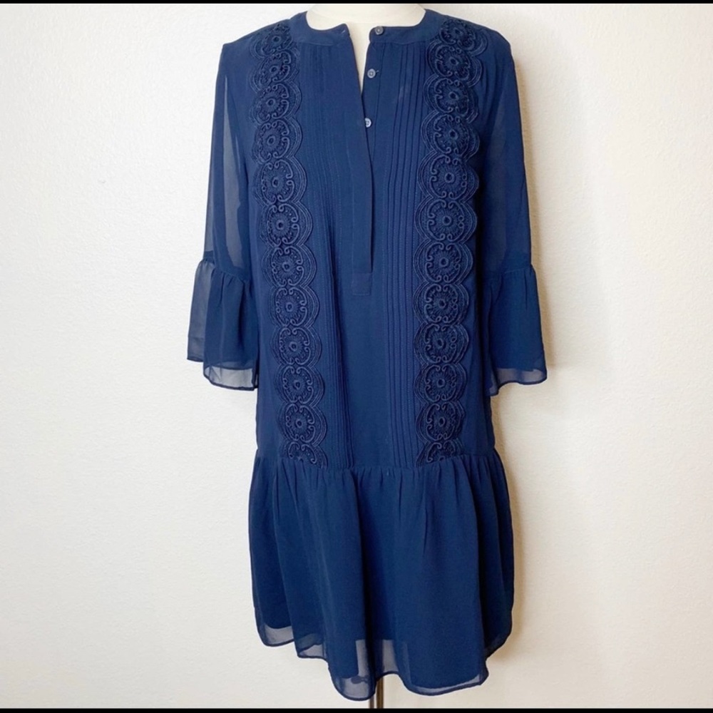 Loft Navy Tunic Dress